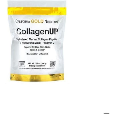 Marine Collageen - California Gold Nutrition - CollagenUP - Hyaluronzuur - Vitamine C - Ongeparfumeerd