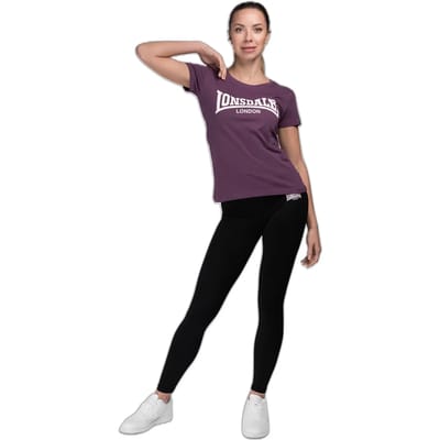 Lonsdale Damen Leggings Caldmore Leggings Black/White-XS