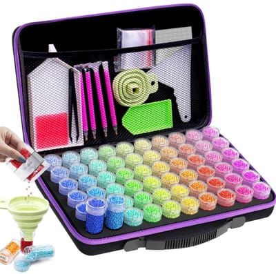 Diamond Painting Volwassenen - Pakket Volledig - Opbergdoos - Veelkleurig