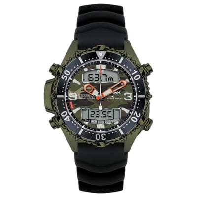 Chris Benz - CB-D200X-C-KBS - Duikershorloge - Unisex - Quartz