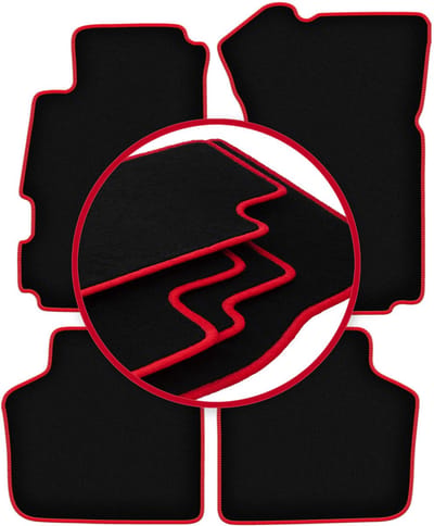 CARLUX-RED automatten voor: Honda Legend II sedan (1991-1996)