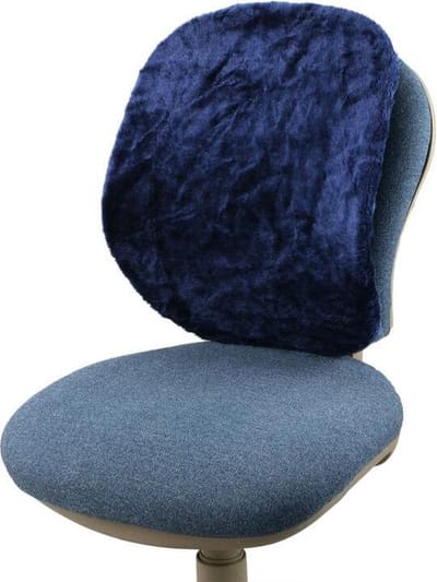 Rugsteun met fleece overtrek - als extra ondersteuning aan de rug - Kleur blauw - Obbomed SM 7450N