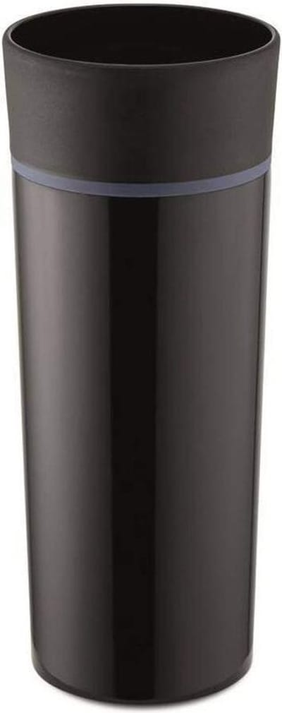 Thermosbeker, Dubbelwandig, Zwart, 360 ml – Weis