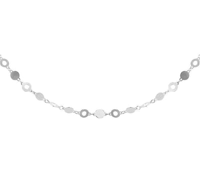 YO&NO - Ketting - Zilver - 4,0 mm -  80 cm - Gerhodineerd - Zilver 925