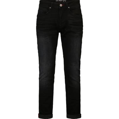 Petrol Industries Heren Jeans Regular Tapered Fit Russel - Spijkerbroek - Stretchdenim - Essentials Collection - Zwart - Maat W34L32