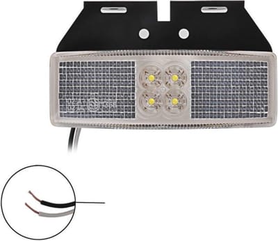 ProPlus Markeringslamp - LED - Waterdicht - 12/24V - Inclusief houder - Wit