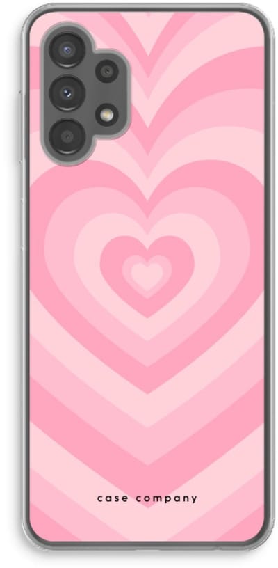 Case Company® - Hoesje geschikt voor Samsung Galaxy A13 4G hoesje - Hart Roos - Soft Cover Telefoonhoesje - Bescherming aan alle Kanten en Schermrand