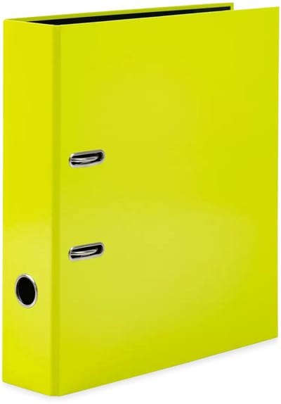 Ordner A4 Neon geel