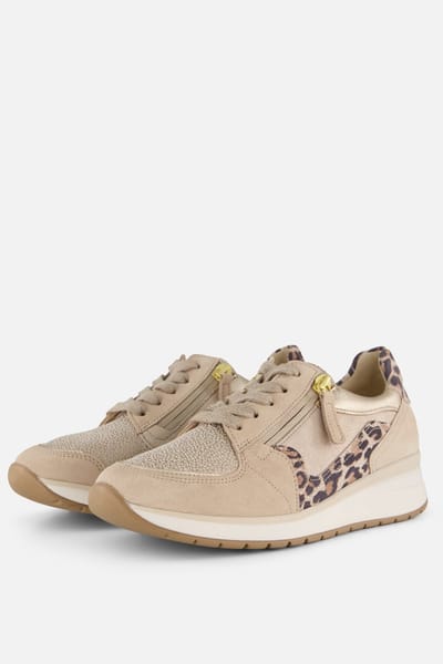 Gabor Gabor Sneakers K-leest taupe Leer