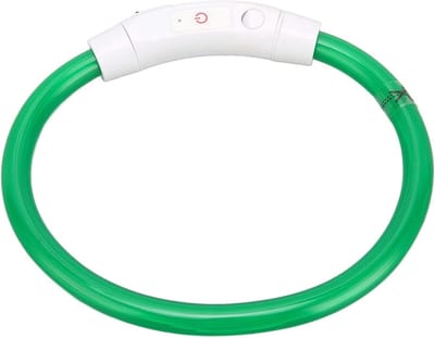 Verlichte Hondenhalsband voor Veiligheid en Zichtbaarheid, Oplaadbaar en Geschikt voor Kleine en Middelgrote Honden