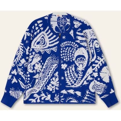 Oilily Vata Vest- maat3XL Royal Blauw