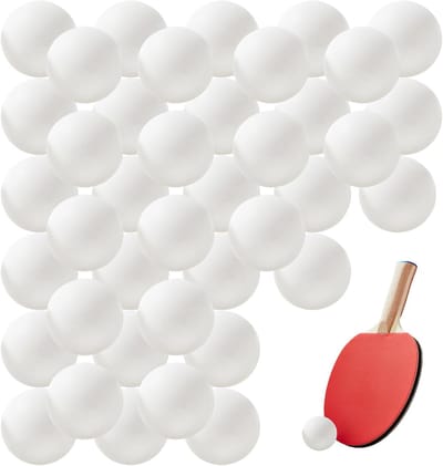 Tafeltennisballen - Naadloze ballen - Spel recreatie - Milieuvriendelijk materiaal - 40 mm - Wit