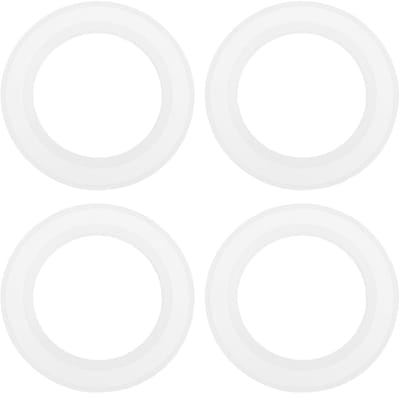Dailygoods- Afvoer Seal 43,5 mm - Siliconen Afdichtingsringen - 4x Ring Pakking - Geschikt voor Wastafel/Badkuip - Lichtgewicht 8 g - Elastisch Materiaal - Afdichtingsring