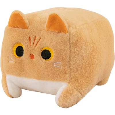 Vierk Kat Kussen Pluche Speelgoed Kawaii Zwarte Kat Kussen Pluizig Zacht Gevuld Dier Pop Voor Kinderen Huisdecoratie Cadeau