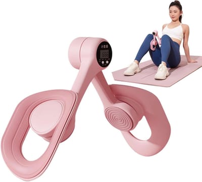 Dijtrainer - Heup trainer - Thuis trainen - Automatische teller - 360 graden rotatie - Grijs