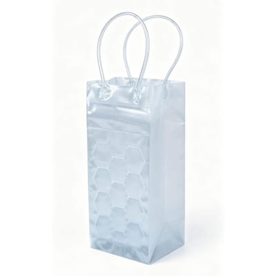 2 pièces Sacs Refroidisseurs à Gel Congelables pour Bouteilles de Vin Manchon Sac à Glace pour Vin Refroidisseur pour Blanc Champagne Pétillant Blanc white