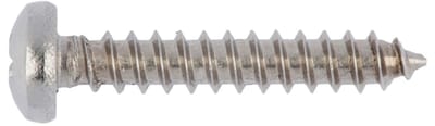 Wurth - Zelftappende panhead schroef vorm C met PH aandrijving DIN 7981, RVS A2, vorm C, met punt - x 100 st - Interne aandrijving H2