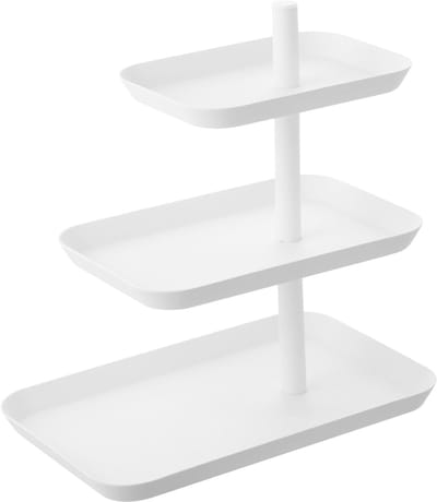 Zyrex® Serveertoren - Etagere - Tapasplank -Wit - ‎16cm x 25cm x 26cm
