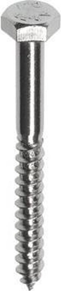 A.S.F. Fischer houtdraadbout FIS PROFI RVS A2 8x60mm doos=10st, prijs=per doos