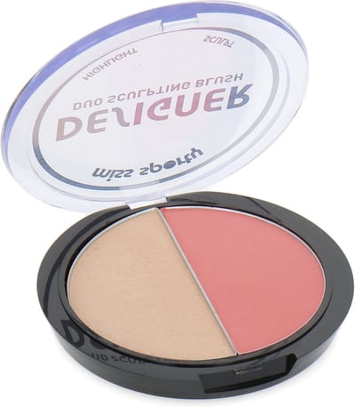 Miss Sports - Designer Duo Sculpting Blush Gown For Contouring Cheeks 100 Peachy 9G