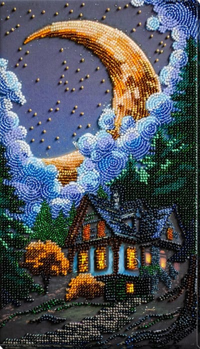 KRALEN BORDUURPAKKET - Silent Night - Stille Nacht - 948 ABRIS ART - Parels borduren