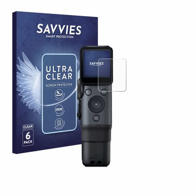 Savvies - Screenprotector voor Fujifilm Instax Mini Evo Cinema - Folie Beschermfolie transparant 6 Stuks