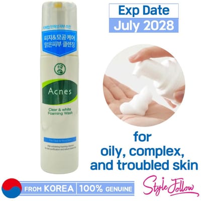 [ACNES] Acnes Clear and White Schuimende Gezichtsreiniger 150ml 1pc (150ml)