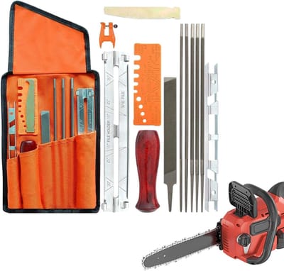 Kettingzaag Slijper - Slijp Set - Tuinonderhoud Buiten - Compleet Gereedschap - 28x15x6 cm