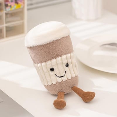 Cartoon Koekje Pluche Pop Kaneel Theepot Koffiekop Zacht Speelgoed Huisdecoratie Cadeau Voor Kinderen Verjaardagsfeestje see choose option