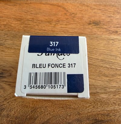 Famaco Sil'Best tube - Blue Ink - kleur 317 navy professionele schoenpoets
