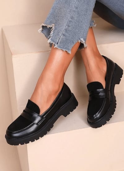 Mode Mania Mocassin | Zwart | Maat: 36