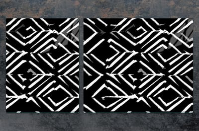 TMK ArtDeko Serie - Snijplank - Gehard Glas - 100x52cm - Veilig voor Alle Fornuizen