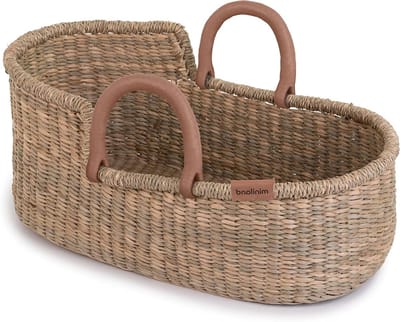 Babydrager Poppen - Draagmand Poppen - Poppen Verzorgen - Gemaakt van Algen - 44 cm Lengte - Groen