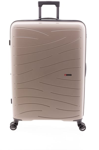 Gladiator Flow Grote Koffer - 74 cm - 105/115 liter - Expandable - Beige