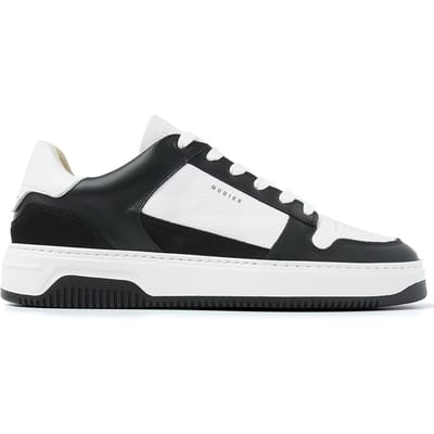 Nubikk Basket Court Black Leather-white Maat: 41 | Sneakers Outlet | Heren | Zwart