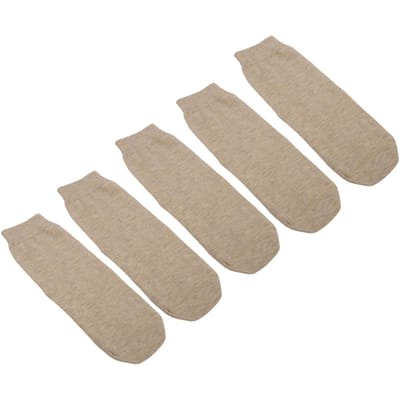 5 stuks Stump Sokken Set Draagbaar Zacht Ademend Elastisch Katoen Beschermend Amputatie Sokken voor Dagelijks Leven S beige