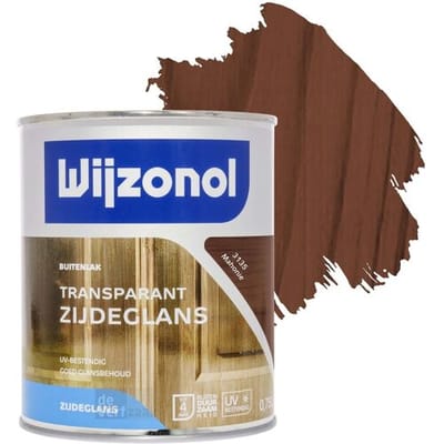 Wijzonol Transparant Zijdeglanslak - 0,75l - 3135 - Mahonie