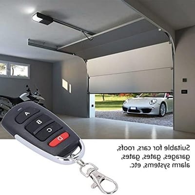 Universele 433MHz Garage Deuropener met 4 Knoppen - Kopieerbare Sleutel voor Thuisbeveiliging, Handig en Duurzaam