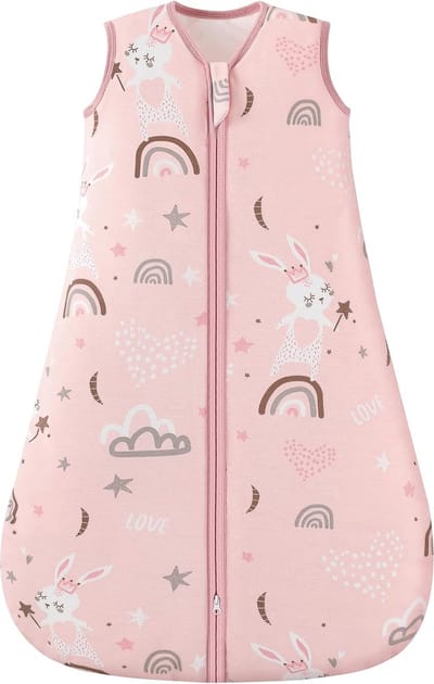 Warme Babyslaapzak 100% Katoen 2,5 TOG voor Baby's 0-6 Maanden