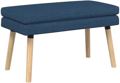 vidaXL - Dubbel-laags - bank - Blauw - 80 - x - 40 - x - 47 - cm - Stof