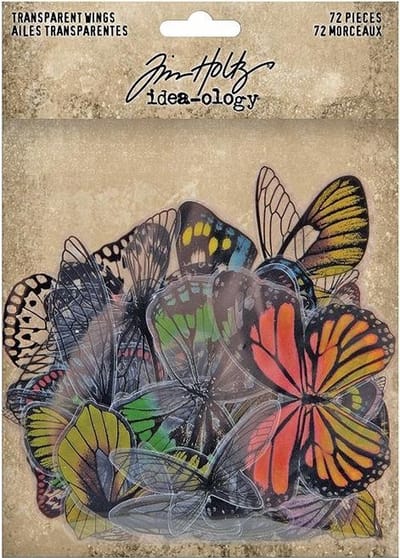 Tim Holtz Idea-ology  Transparent Wings (72pcs) (TH93785)