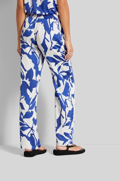 Bugatti Damen Casual broek met elastische tailleband