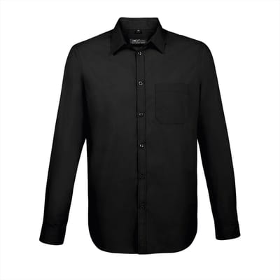 SOL'S Men´s Baltimore Fit Shirt L02922 - Black - 3XL