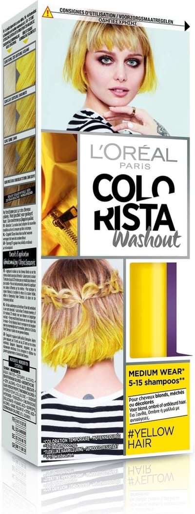 L'Oréal Paris Colorista Yellow Washout 1-2 Weken haarkleuring Oranje