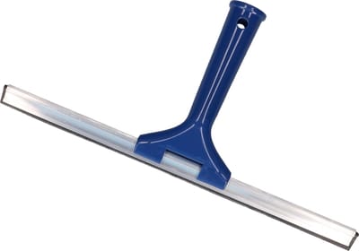 Buemag Raamwisser/raamtrekker - kunststof handvat - blauw - 35 cm breed - douche wisser