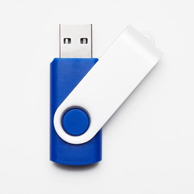 100 Stuks Blauwe USB 2.0 Geheugensticks 4 GB voor Dataopslag
