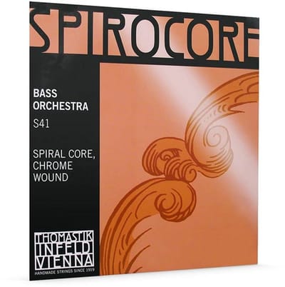 Thomastik Infeld THS-41 double bass string B-5 4/4 (string length 110cm) medium, spiral core, chrome