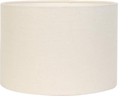 Light & Living Cilinder Lampenkap Livigno - Eiwit - Ø35x30cm - voor Tafellampen, Staande lamp, Hanglampen
