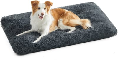 Feandrea - Hondenmand - Hondenbed met Zacht Kussen - Lange Pluche - Wasbaar en Multifunctioneel