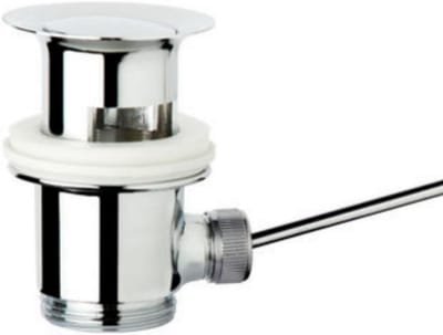 Universele Pop-up Afvoerset 1 1/4 inch voor Wastafel en Bidet | Met Trekstang en Overloop
